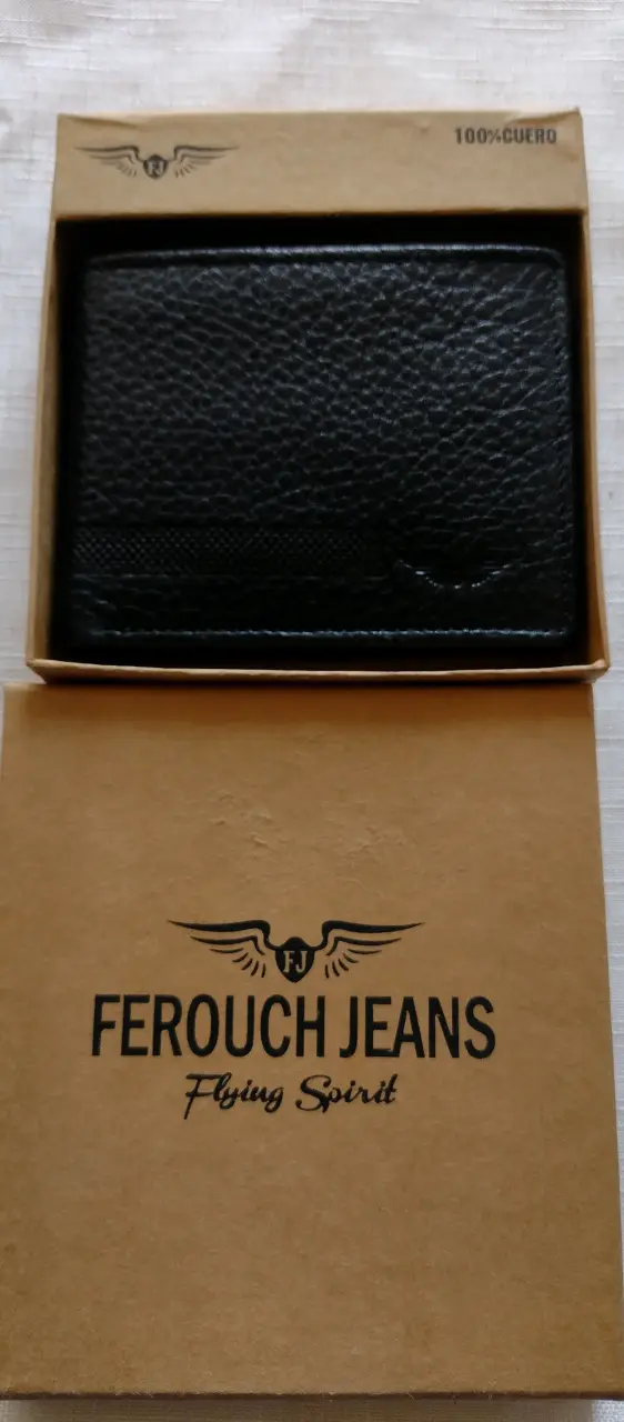 Billetera Ferouch Jeans Negra - 4