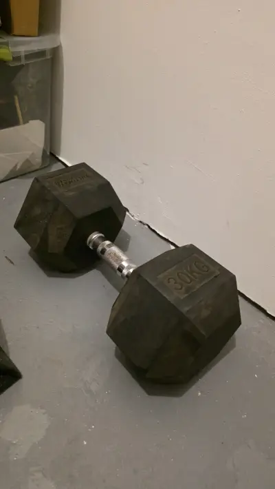 Mancuerna hexagonal 30 kg - miniatura 1