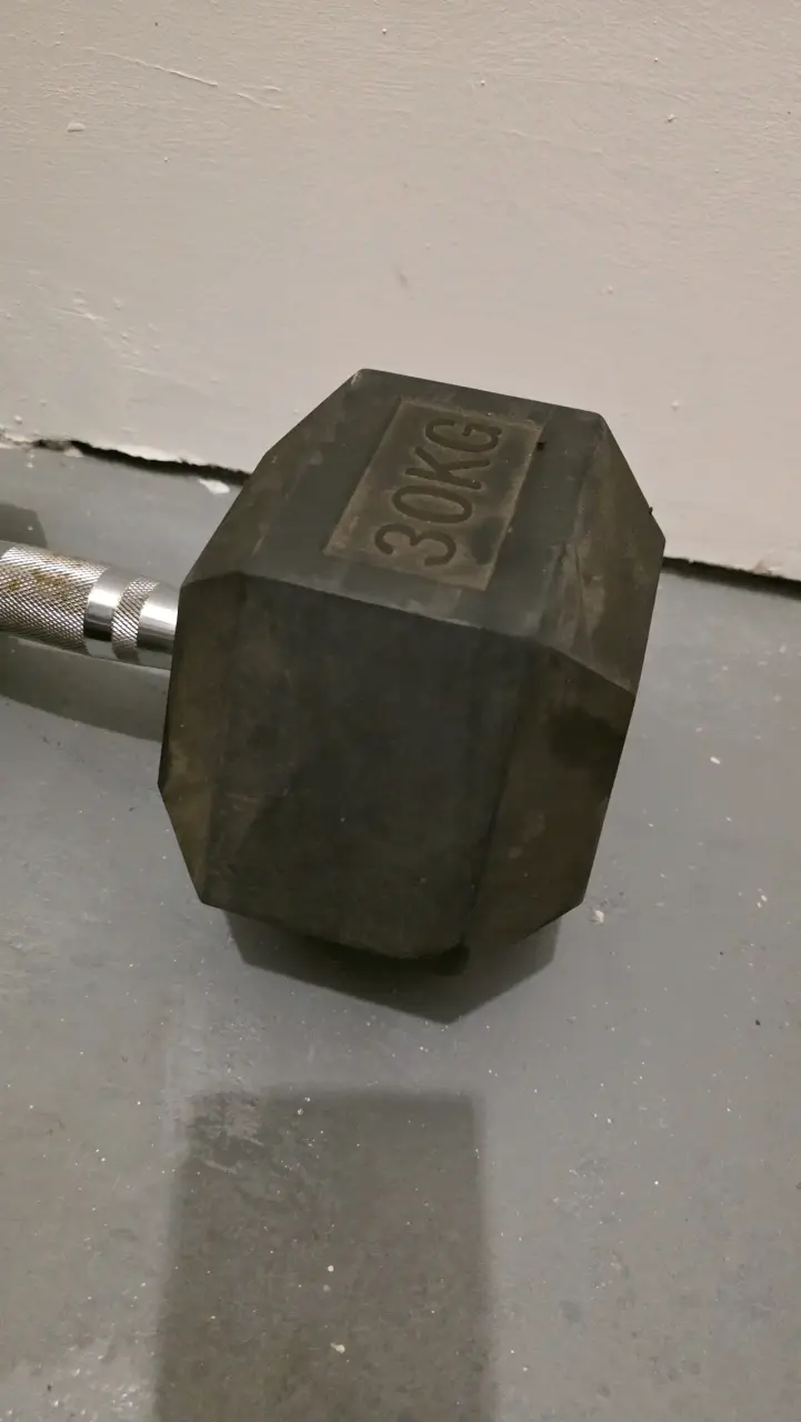 Mancuerna hexagonal 30 kg - 2
