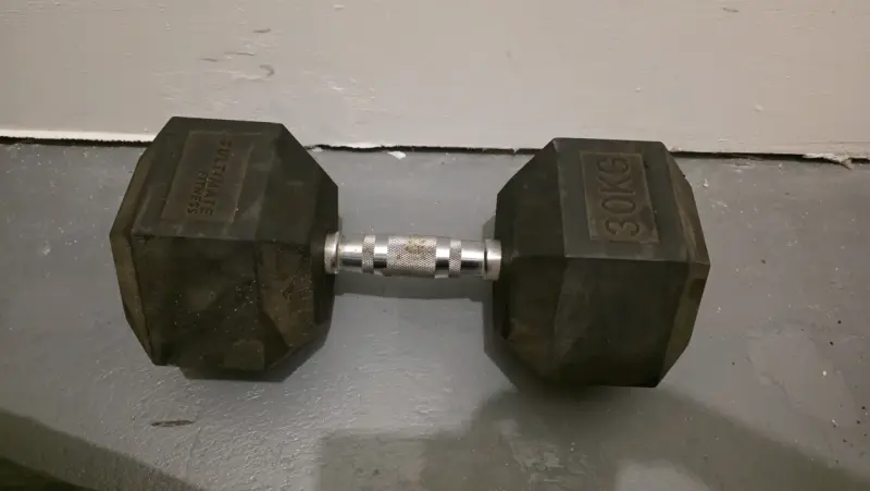 Mancuerna hexagonal 30 kg - 3
