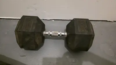 Mancuerna hexagonal 30 kg - miniatura 3