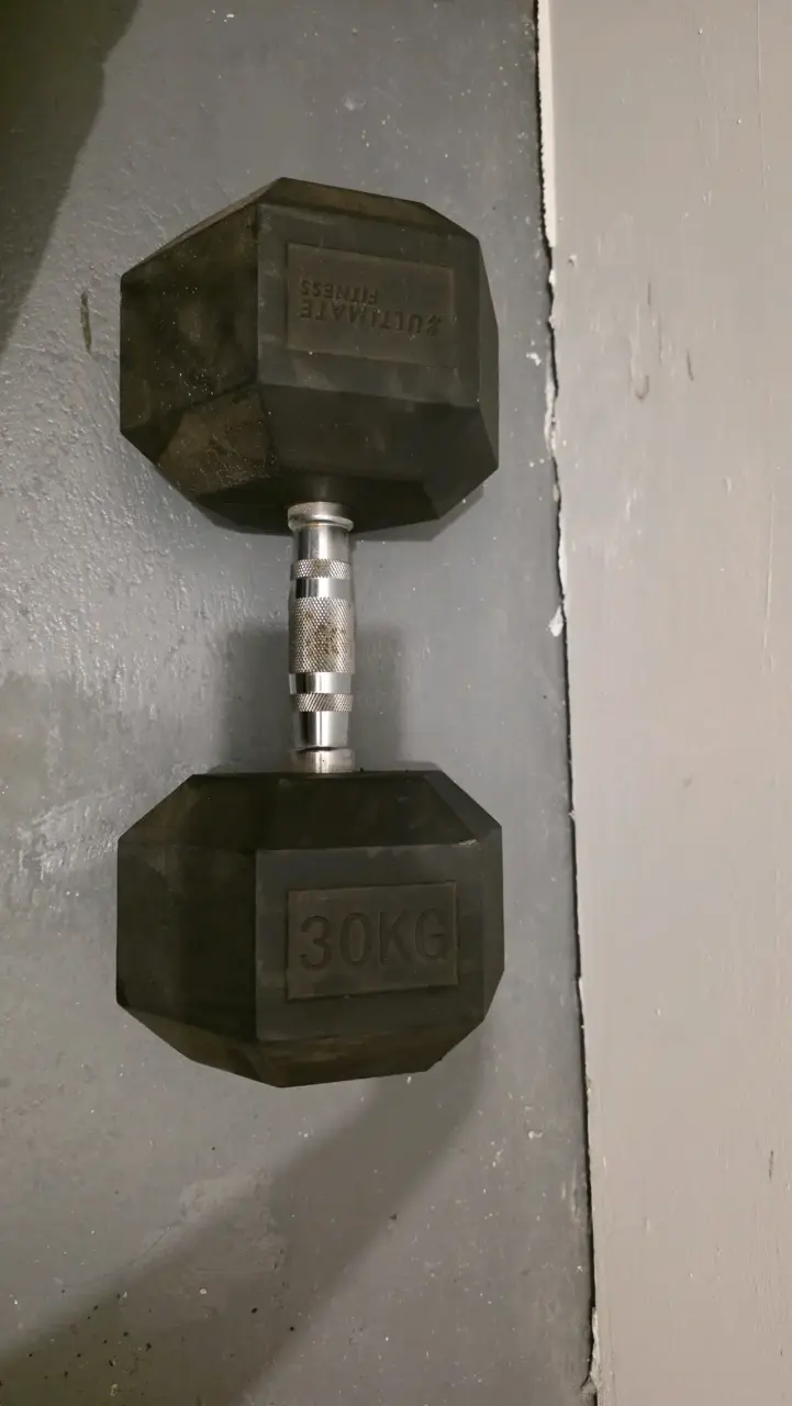Mancuerna hexagonal 30 kg - 4