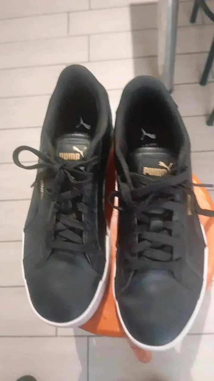 Zapatillas negras Puma deportivas mujer - 1