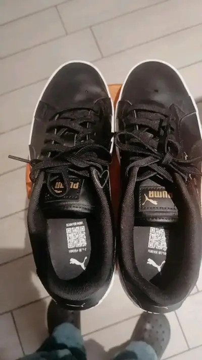 Zapatillas negras Puma deportivas mujer - miniatura 2