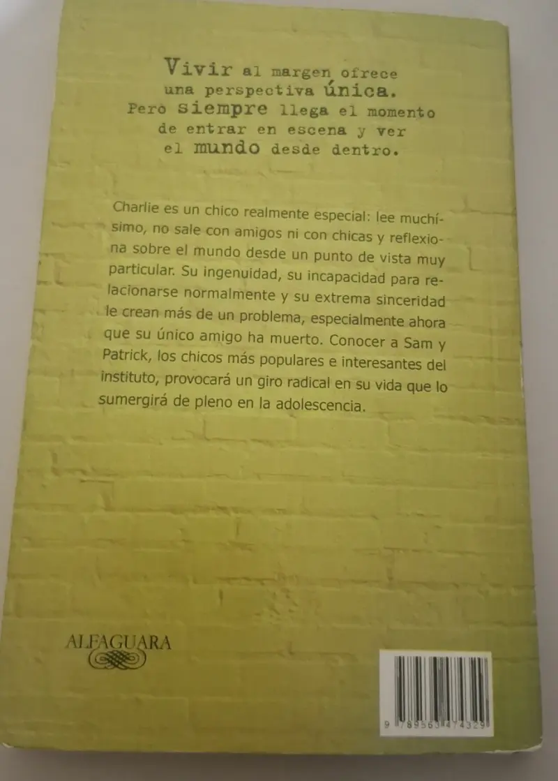 Libro Las Ventajas de Ser Invisible - 2