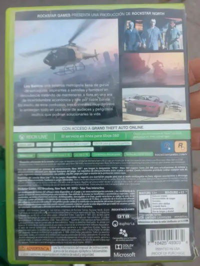 Juego Xbox 360 Grand Theft Auto V - miniatura 2