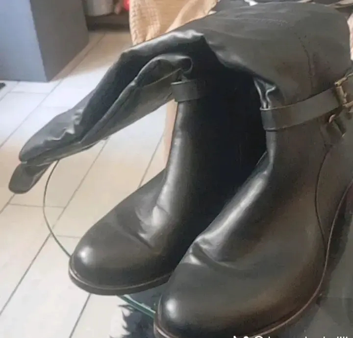 Botas largas negras para dama - 3