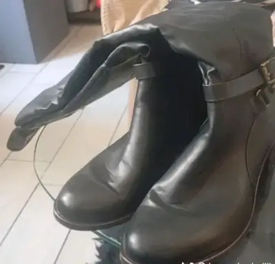 Botas largas negras para dama - miniatura 3