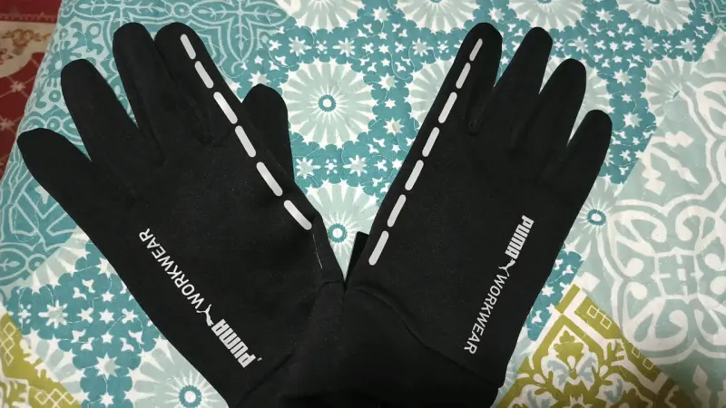 GUANTES TÉRMICOS MARCA PUMA TALLA L /XL ORIGINALES - 1