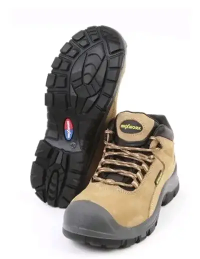 Botas de seguridad beige Maxwork - miniatura 1