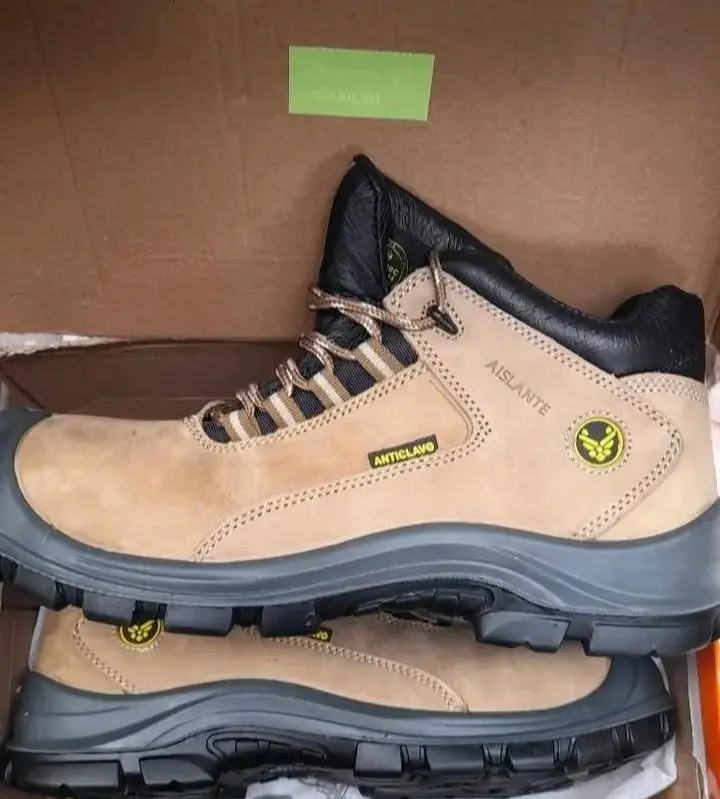 Botas de seguridad beige Maxwork - 3