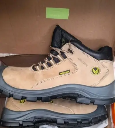 Botas de seguridad beige Maxwork - miniatura 3