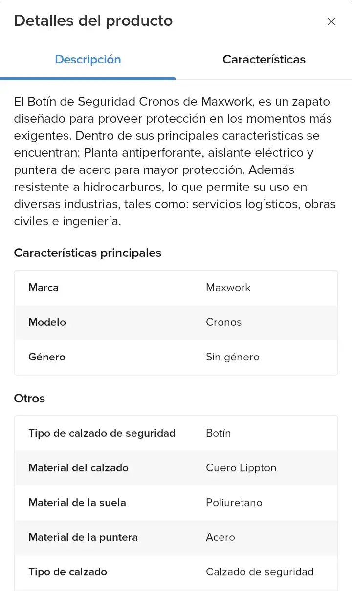 Botas de seguridad beige Maxwork - 6