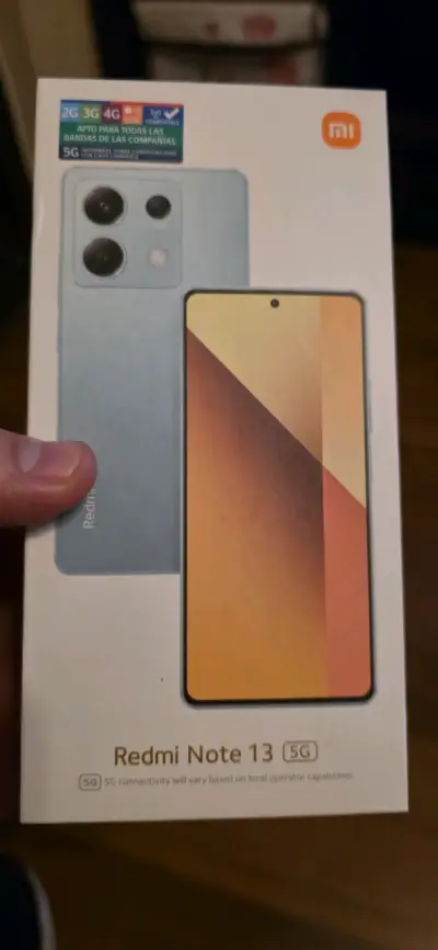 Smartphone Redmi negro en buen estado - miniatura 3