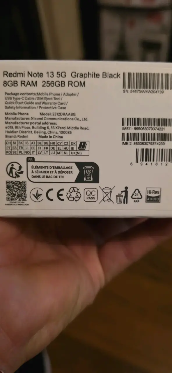Smartphone Redmi negro en buen estado - 4