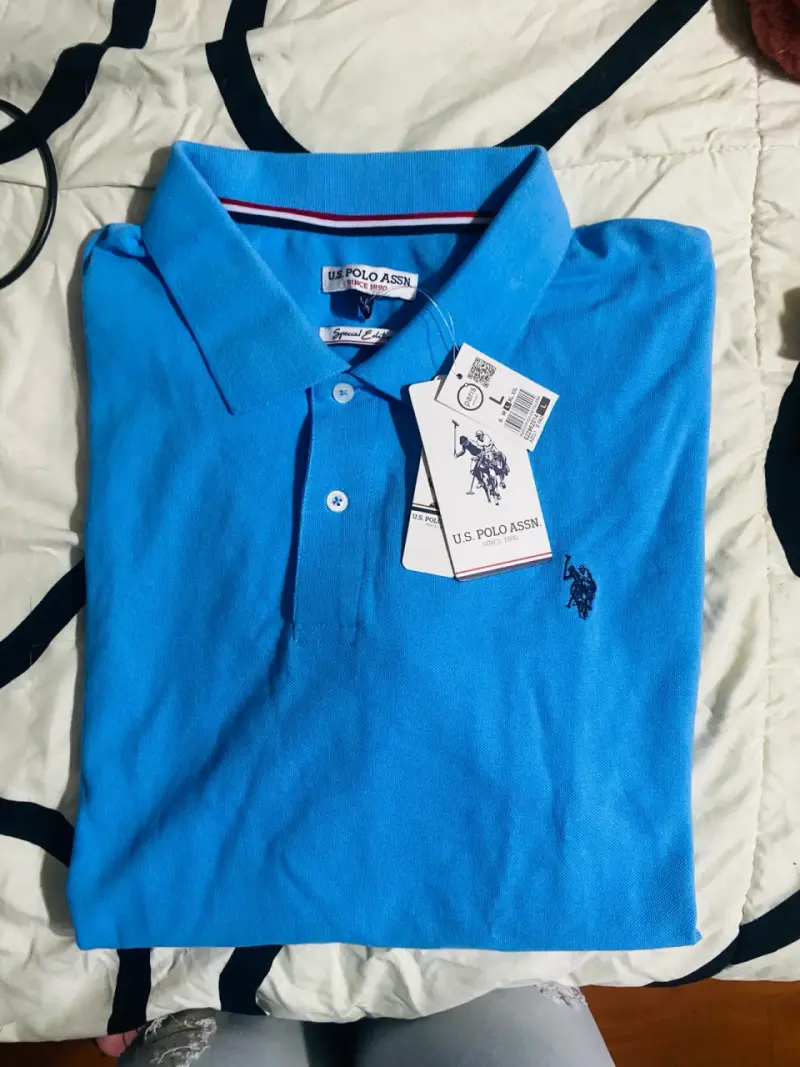 Polera polo azul U.S. Polo Assn.