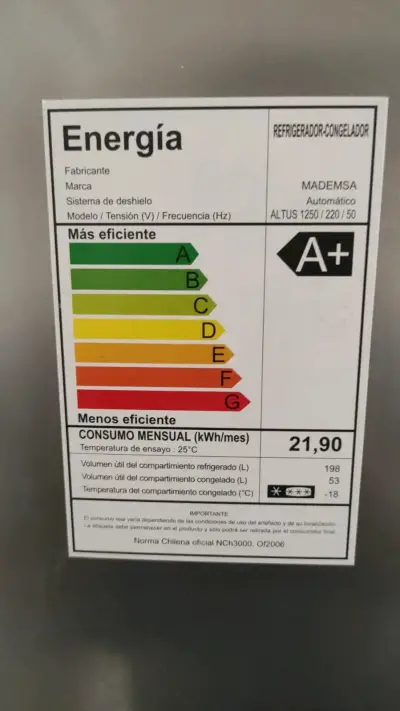 Refrigerador Mademsa gris - miniatura 3