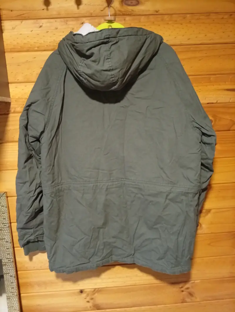 Parka verde con forro polar - 2