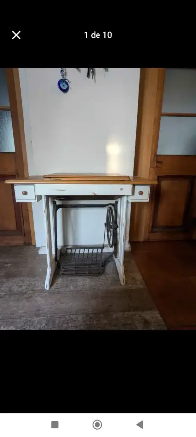 Mesa de costura vintage - miniatura 5