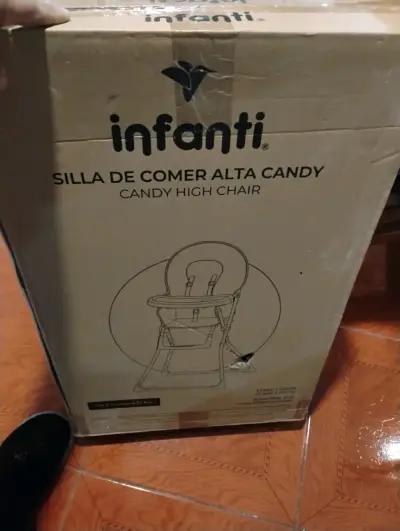 Silla de comer alta Infanti - miniatura 1