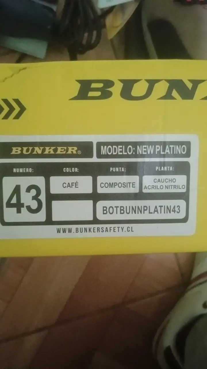 Bota de seguridad Bunker café - 1