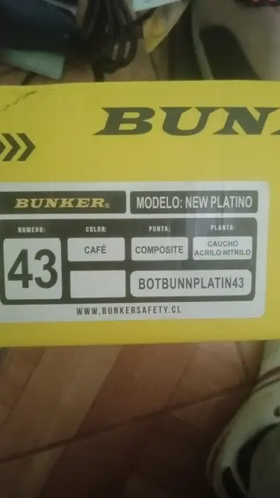 Bota de seguridad Bunker café - miniatura 1