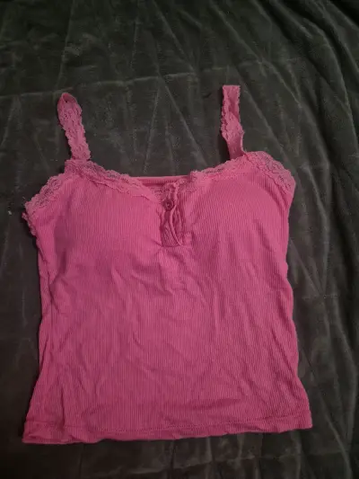 Top rosa con esponja - miniatura 1