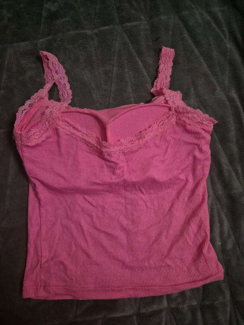Top rosa con esponja - 3