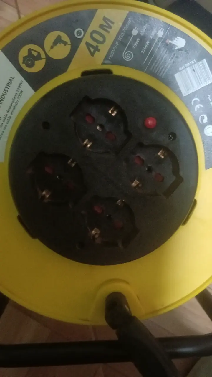 Alargador de cable 40M industrial - 1