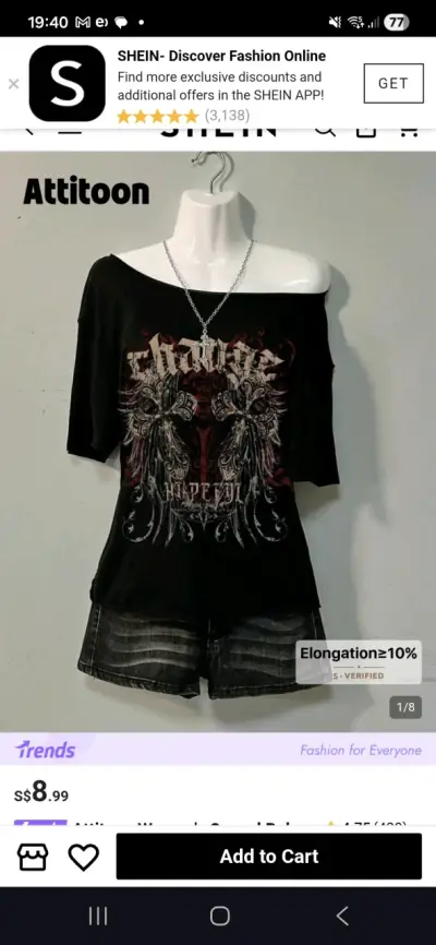 Polera negra con diseño gráfico - miniatura 3