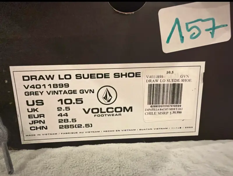 Zapatillas Volcom grises nuevas 44 - 2