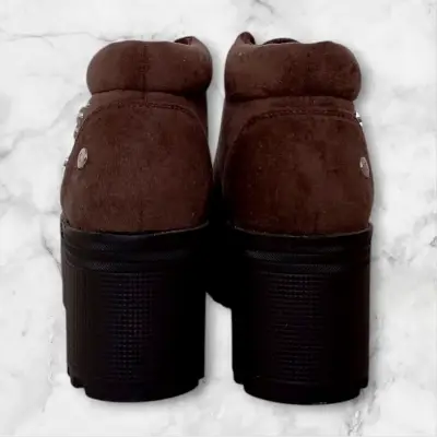 Botines marrones con plataforma - miniatura 3