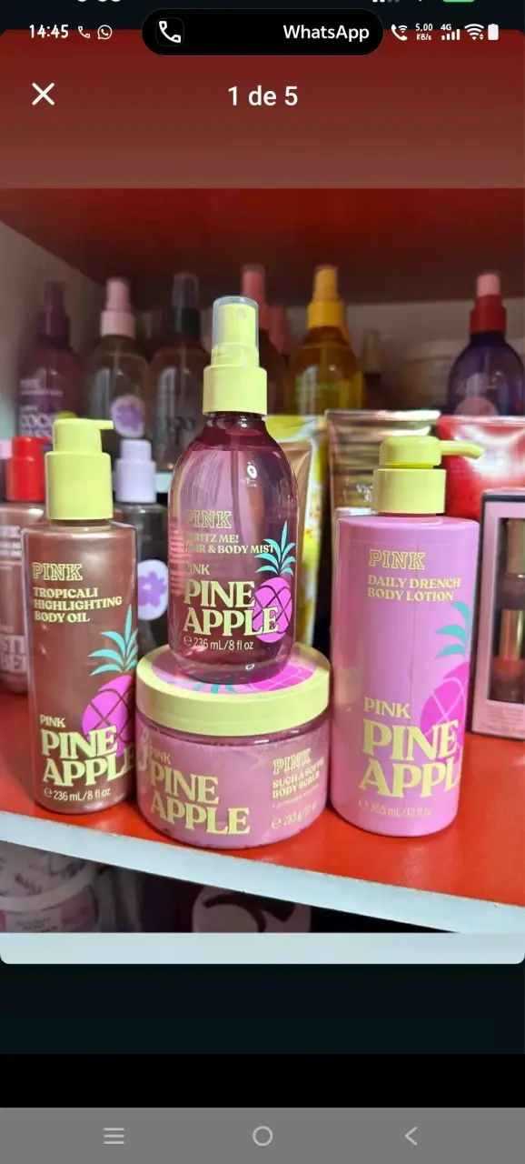 Set Pink Pineapple cuidado corporal - 1