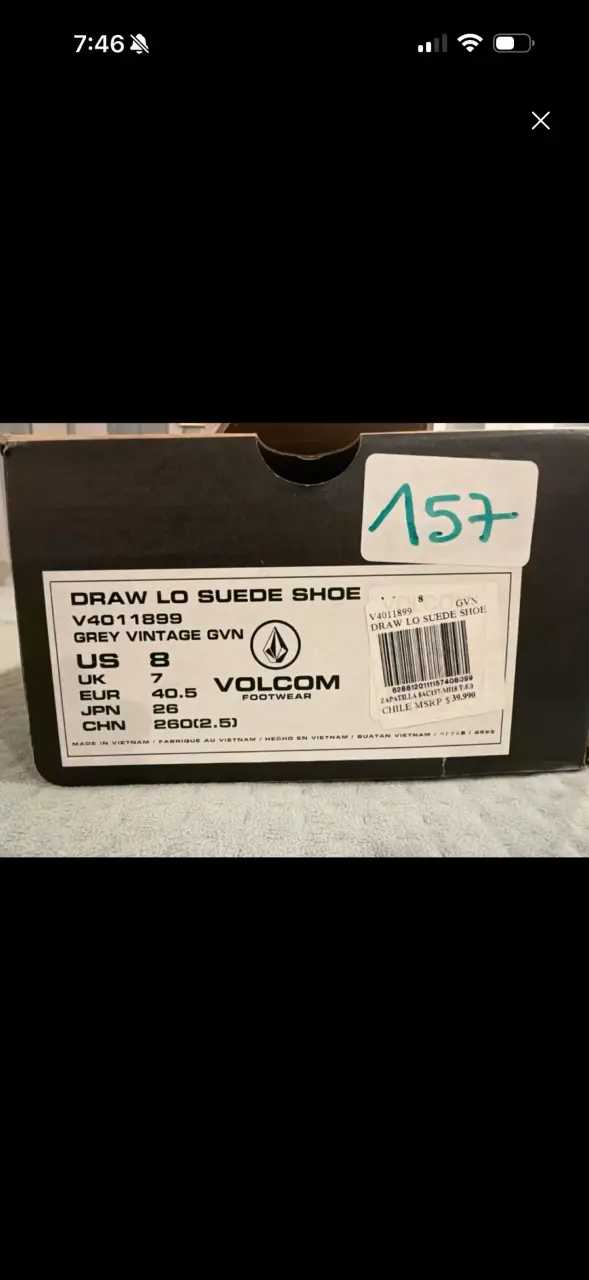 Zapatillas Volcom grises casuales nuevas - 2