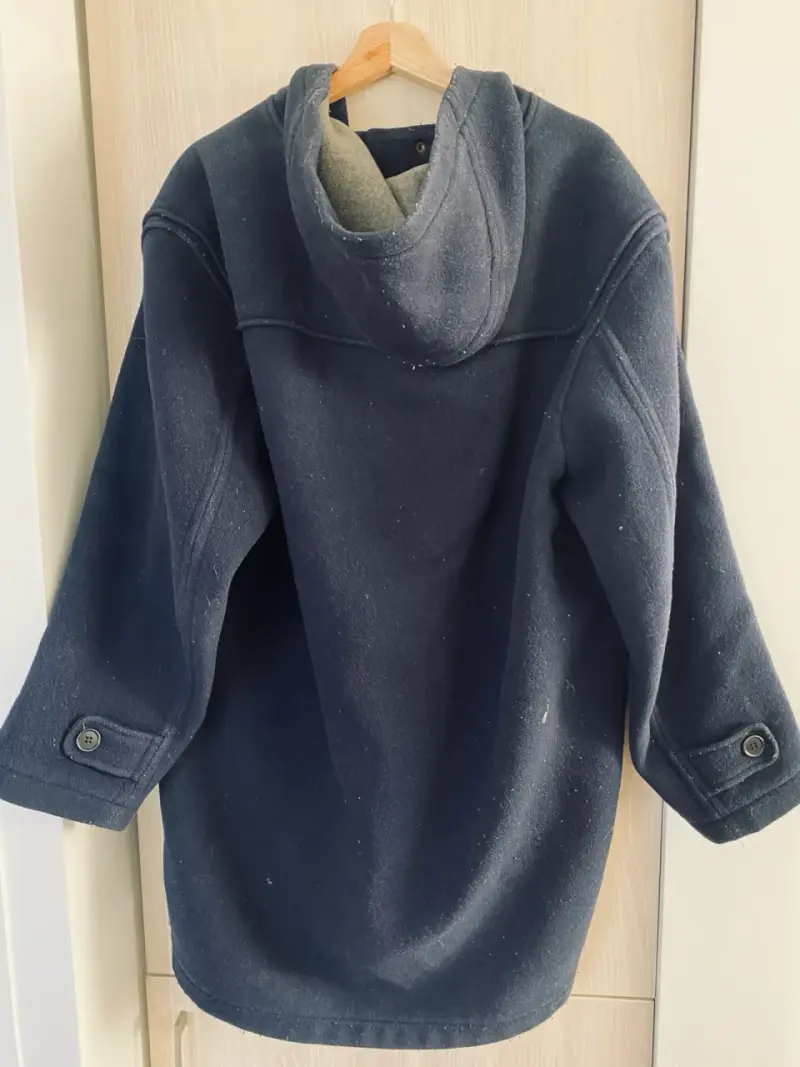 Abrigo Benetton azul oscuro original - 4