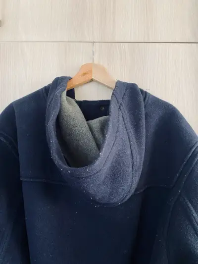 Abrigo Benetton  azul oscuro  original - miniatura 5