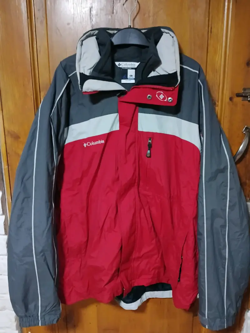 Chaqueta impermeable roja Columbia - 1