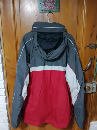 Chaqueta impermeable roja Columbia - miniatura 2