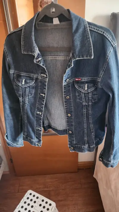 Chaqueta de mezclilla azul - miniatura 1