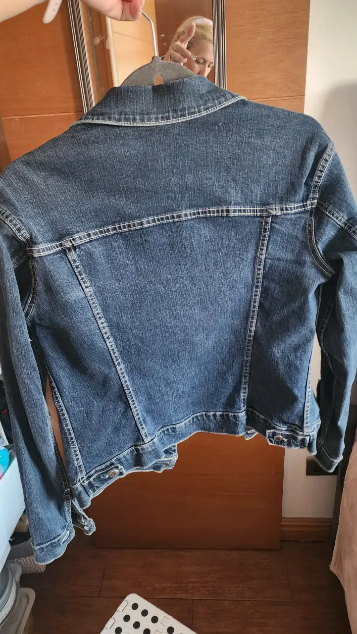 Chaqueta de mezclilla azul - 2