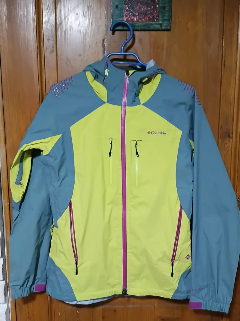 Chaqueta outdoor Columbia verde y azul - 1