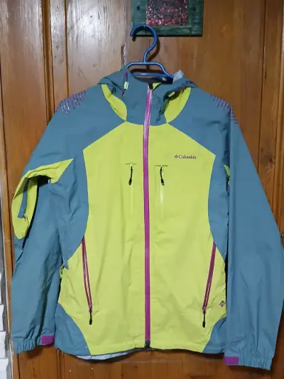 Chaqueta outdoor Columbia verde y azul - miniatura 1