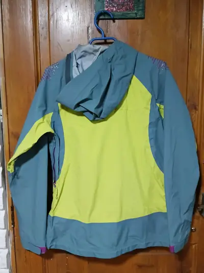 Chaqueta outdoor Columbia verde y azul - miniatura 2
