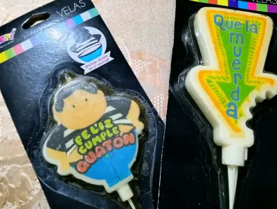 Velas decorativas LOTE para cumpleaños - miniatura 3