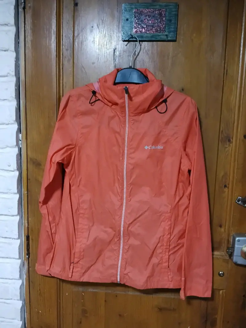 Cortaviento Columbia naranja - 1