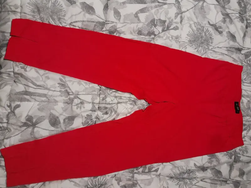 Pantalones capri evoque rojos de mujer - 1