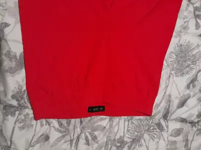 Pantalones capri evoque  rojos de mujer - miniatura 2