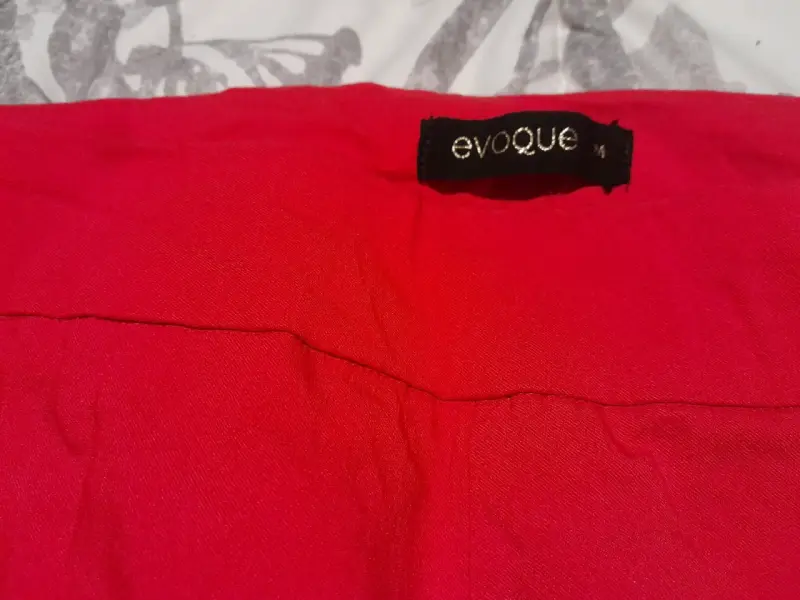 Pantalones capri evoque rojos de mujer - 4