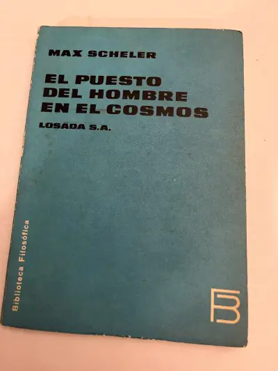'El puesto del hombre en el cosmos', Max Scheler - miniatura 1