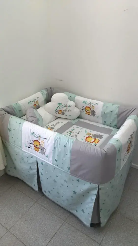 Cuna de bebé con set de cojines - 2
